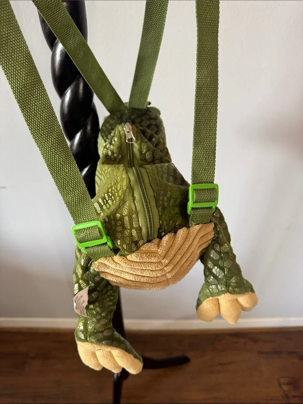 Green Dinosaur Plush Crossbody Bag - Pets Reptile Accessory